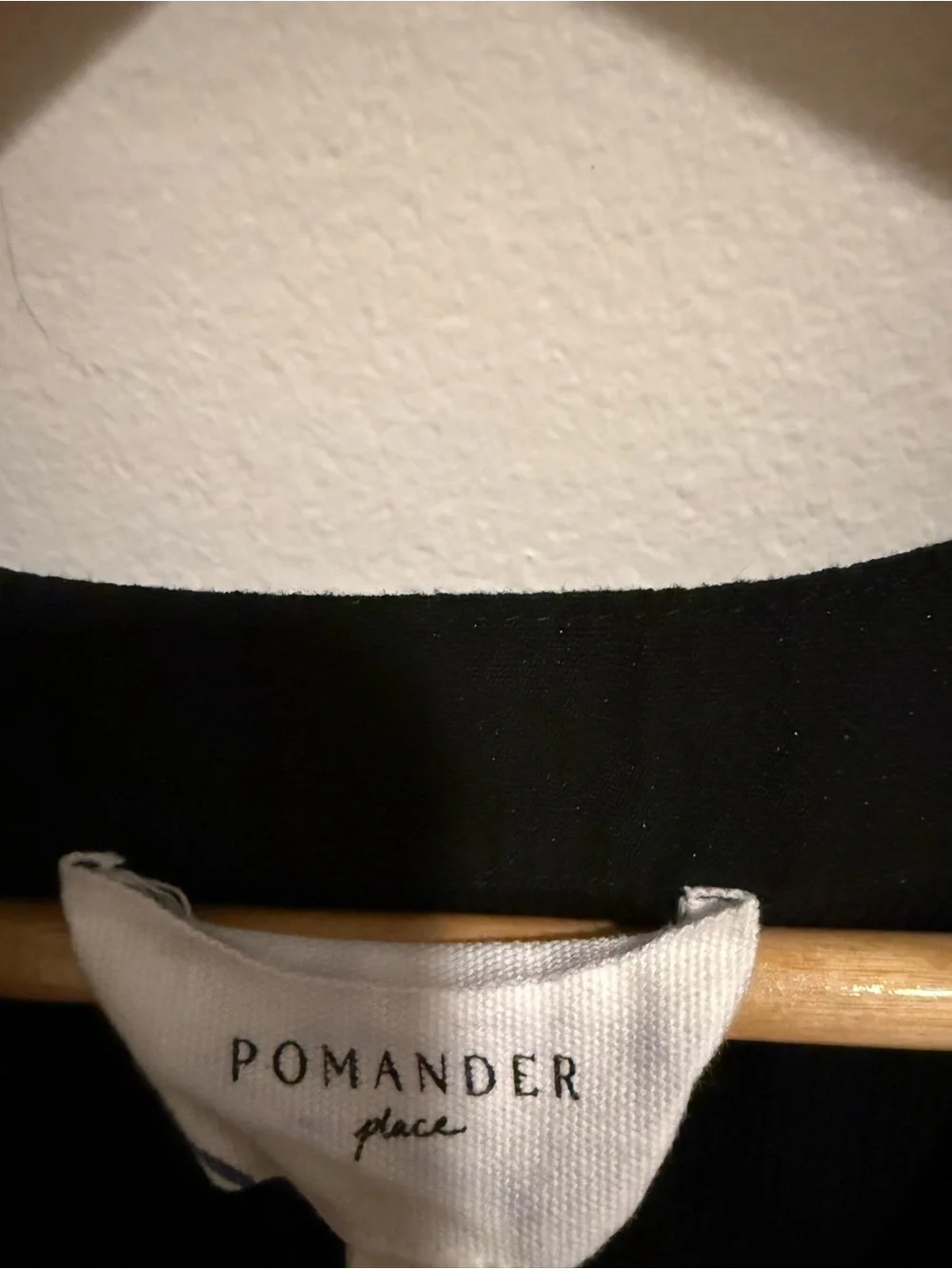 Pomander Place by Tuckernuck Livia Puff Sleeve Ribbed Top Black Medium Medium